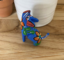 Load image into Gallery viewer, Hand-Made Mexican Alebrije  &quot;Wolf&quot; Figurine
