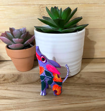 Load image into Gallery viewer, Hand-Made Mexican Alebrije  &quot;Wolf&quot; Figurine
