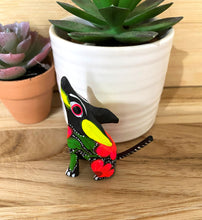 Load image into Gallery viewer, Hand-Made Mexican Alebrije  &quot;Wolf&quot; Figurine
