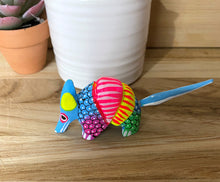 Load image into Gallery viewer, Small &quot;Armadillo&quot; Alebrije Figurine
