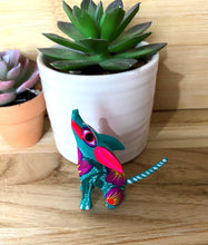 Load image into Gallery viewer, Hand-Made Mexican Alebrije  &quot;Wolf&quot; Figurine
