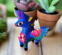 Load image into Gallery viewer, Hand-Made Small &quot;Pegasus&quot; Mexican Alebrije Figurine
