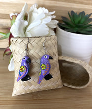 Load image into Gallery viewer, Hand-Made Alebrije Parrot Earrings
