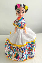 Load image into Gallery viewer, Mexican Frida Doll in Regional Clothes
