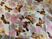 Load image into Gallery viewer, Floral Scarf With Butterflies
