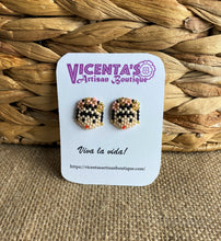 Load image into Gallery viewer, Frida Kahlo Stud Beaded Earrings
