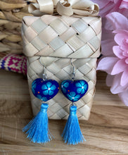 Load image into Gallery viewer, Heart-Shaped Alebrije Earrings With Tassel
