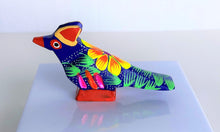 Load image into Gallery viewer, Authentic Mexican Hand-Made &quot;Bird&quot; Mini Alebrije - Blue
