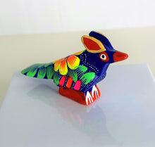 Load image into Gallery viewer, Authentic Mexican Hand-Made &quot;Bird&quot; Mini Alebrije - Blue
