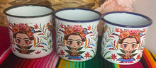 Load image into Gallery viewer, Fridita Mexican Enamel Mug/ Pocillo de Peltre
