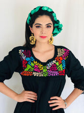 Load image into Gallery viewer, Beautiful Mexican Paloma Dress - Hand-embroidered -  M/L
