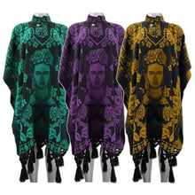 Load image into Gallery viewer, Frida Kahlo Mexican Poncho
