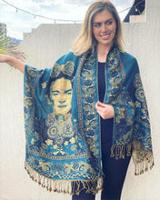 Load image into Gallery viewer, Frida Kahlo - Mexican Rebozo/Shawl
