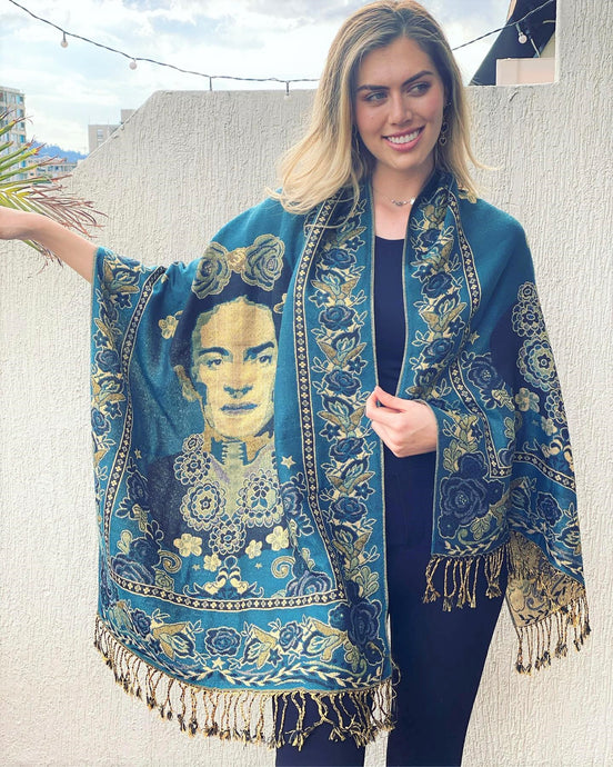 Frida Kahlo - Mexican Rebozo/Shawl