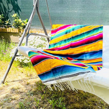 Load image into Gallery viewer, Authentic Mexican Saltillo Sarape Blanket
